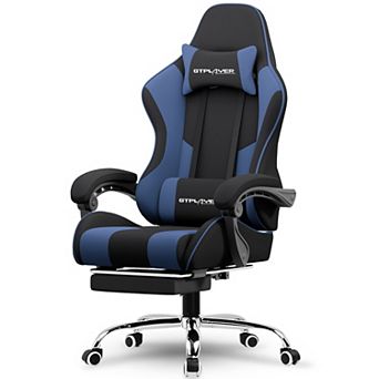 CloudRest Pro Gaming Chair with Massage, Footrest and Lumbar Support