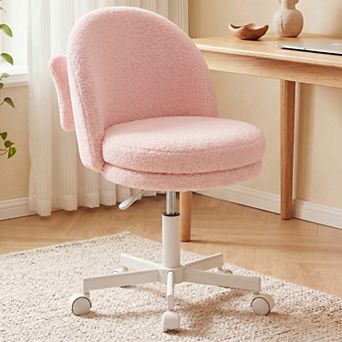 CloudRest Pro Vanity Chair with Bow Lumbar Pillow