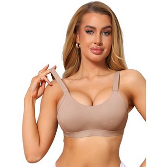 Minimizer Bras for Women No Underwire Smoothing Full Coverage Push Up Bralettes
