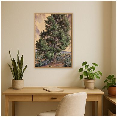 Sandow Pine Tree by The Smithsonian American Art Museum Framed Canvas Wall Art Print