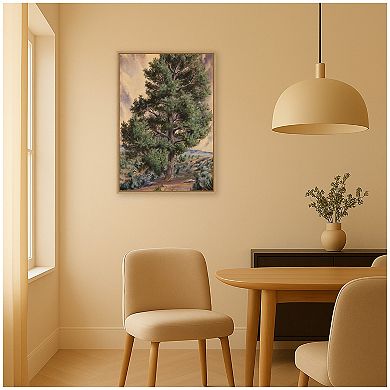 Sandow Pine Tree by The Smithsonian American Art Museum Framed Canvas Wall Art Print