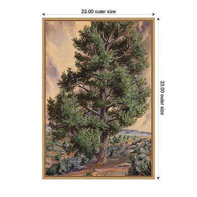 Sandow Pine Tree by The Smithsonian American Art Museum Framed Canvas Wall Art Print