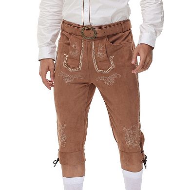 Men's Vintage Trousers with Two Side Pockets Casual Pants