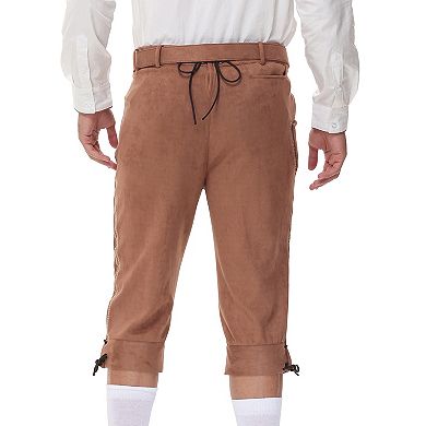Men's Vintage Trousers with Two Side Pockets Casual Pants