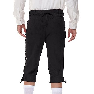 Men's Vintage Trousers with Side Pockets Casual Pants