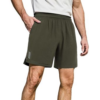 Men's Quick Dry Shorts Two Side Pockets Casual Athletic