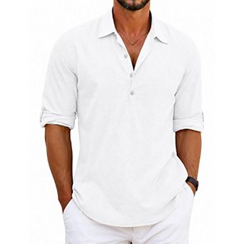 Men's Button Down Collar Shirt Casual