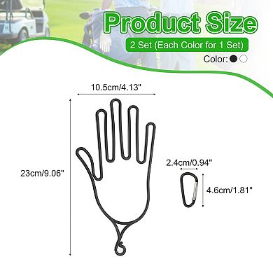 1SET Golf Gloves Stretcher, Hanger Frame with Hanging Hook