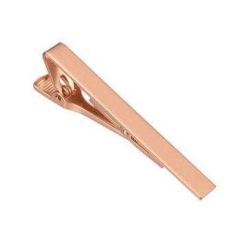 Tie Clip for Men, Necktie Bar Pinch Clips with Black Gift Box for Wedding Business Anniversary