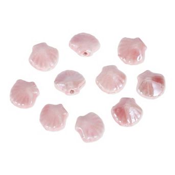 0.55"x0.43" 10 pc Ceramic Beads for DIY Shell
