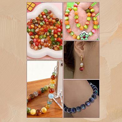 20 Pcs Acrylic Beads Ideal for Crafts 0.31"x0.31"