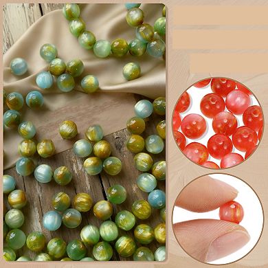 20 Pcs Acrylic Beads Ideal for Crafts 0.31"x0.31"