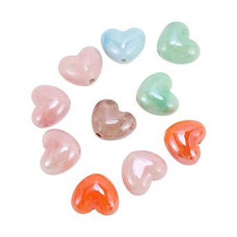 0.67"x0.67" 10 pc Ceramic Beads Ideal for Crafts Bracelet