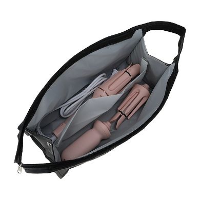 1 Pc Solid Color Hair Tools Travel Bag Small 11.81"x4.33"x5.71"