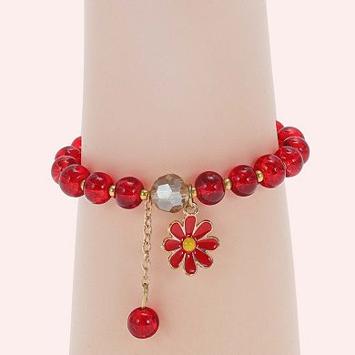 1Pc Beaded Bracelets for Women Stretch Artificial Crystal