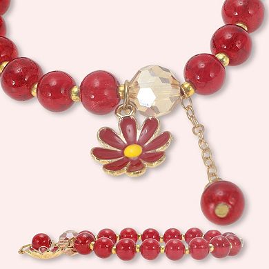 1Pc Beaded Bracelets for Women Stretch Artificial Crystal