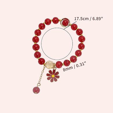 1Pc Beaded Bracelets for Women Stretch Artificial Crystal