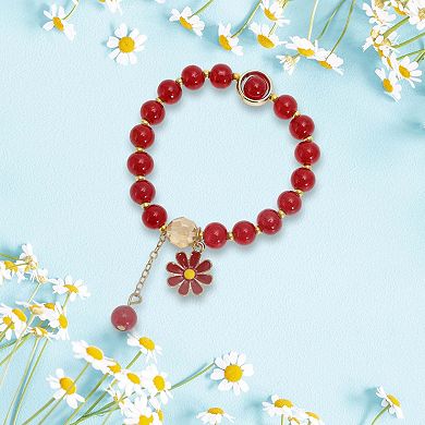 1Pc Beaded Bracelets for Women Stretch Artificial Crystal