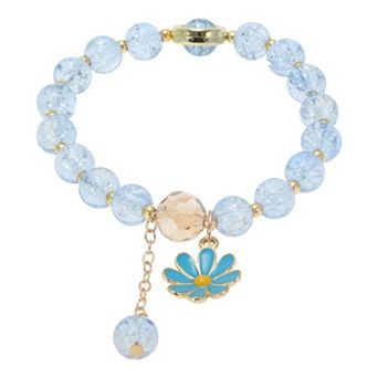 1 pc Beaded Bracelets for Women Stretch Artificial Crystal