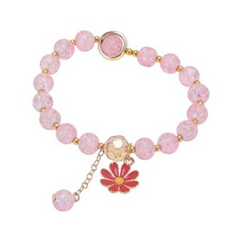 1 pc Beaded Bracelets for Women Stretch Artificial Crystal