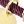 Gold Tone Wine Red