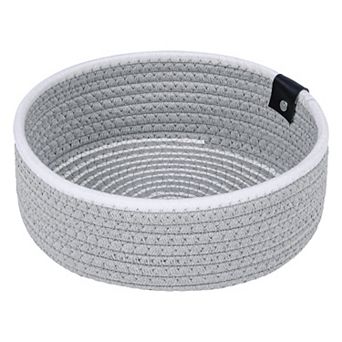 1 Pack Woven Storage Basket Shelf Closet Storage Bin for Key Tray Bowl for Entryway Desk