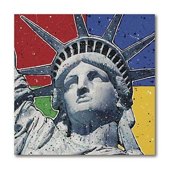 COURTSIDE MARKET Studio Series Statue of Liberty Canvas Wall Art
