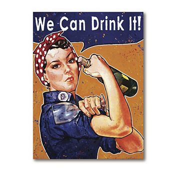 COURTSIDE MARKET Studio Series We Can Drink It Gallery-Wrapped Canvas Wall Art