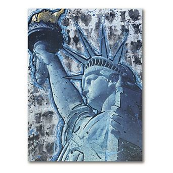 COURTSIDE MARKET Studio Series Lady Liberty Canvas Wall Art