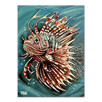 COURTSIDE MARKET Studio Series Lionfish Canvas Wall Art