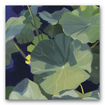COURTSIDE MARKET Studio Series Water Lily Canvas Wall Art
