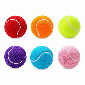 Colorful Dog Tennis Balls