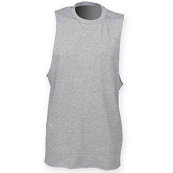 Skinnifit Mens High Neck Slash Armhole Vest