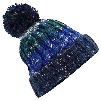 Beechfield Womens/Ladies Corkscrew Pom Pom Beanie