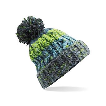 Beechfield Womens/Ladies Corkscrew Pom Pom Beanie