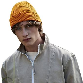 Beechfield Waffle Cotton Beanie