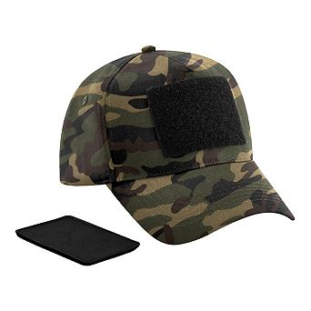 Beechfield Unisex Adult Camo Removable Patch Baseball Cap