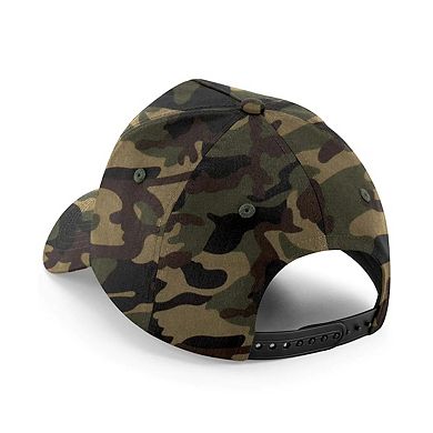 Beechfield Unisex Adult Camo Removable Patch Baseball Cap