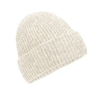 Beechfield Womens/Ladies Marl Ribbed Beanie
