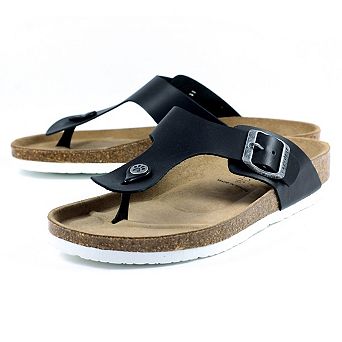 Lazy Dogz Womens/Ladies Beach II Leather Sandals