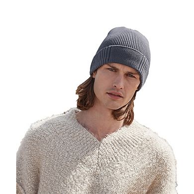 Beechfield Unisex Adult Cotton Engineered Patch Beanie