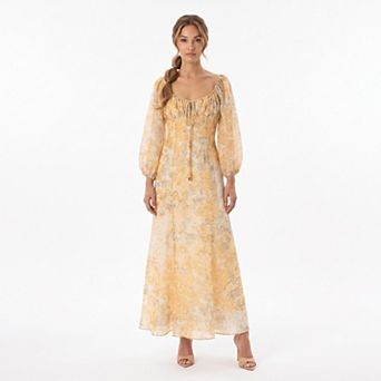 Women's Taylor Puff Sleeve Maxi Dress