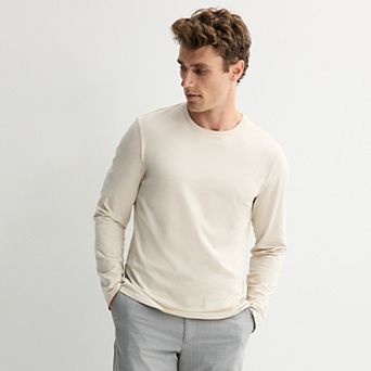 Men's Apt. 9 Long Sleeve Modern Luxe Crew