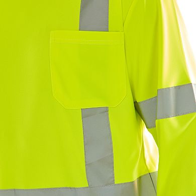 Men's Hallstatt High Visibility Reflective Safety Long Sleeve Tee