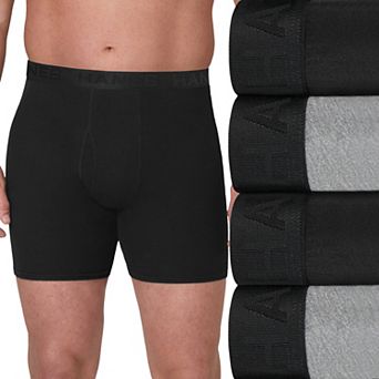 Big & Tall Hanes® Ultimate 3+1 Bonus Pack ComfortBlend® Boxer Briefs Underwear