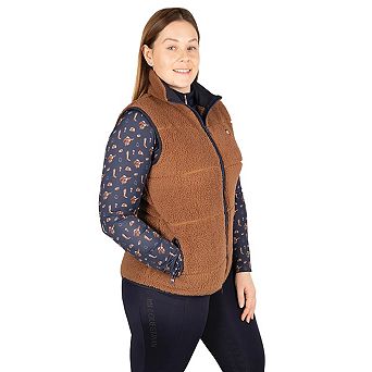 Hy Womens/Ladies Elevate Teddy Fleece Gilet