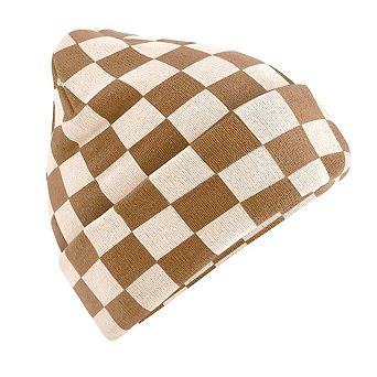 Beechfield Unisex Adult Checkerboard Beanie