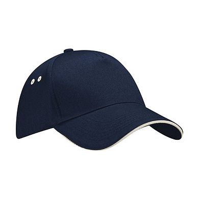 Beechfield Ultimate 5 Panel Sandwich Peak Baseball Cap