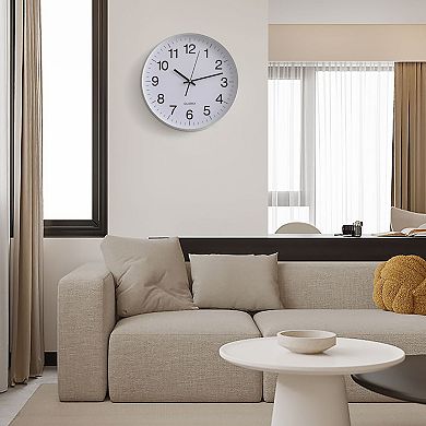 Clockswise Analog Clock Silent, Non-Ticking for Wall