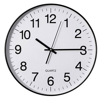 Clockswise Analog Clock Silent, Non-Ticking for Wall